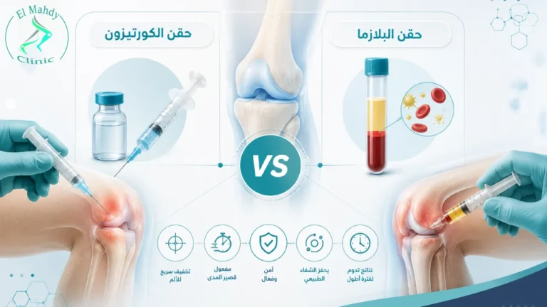 الفرق بين حقن الكورتيزون والبلازما للركبة وأيهما أفضل؟